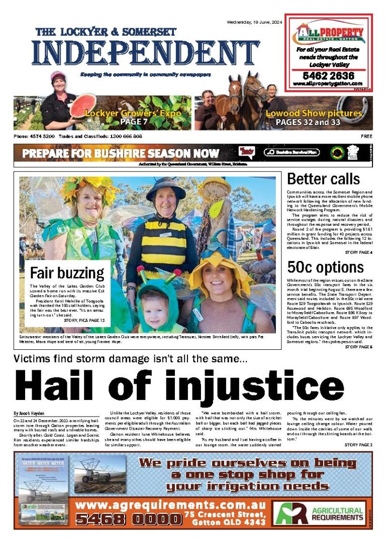 The Lockyer and Somerset Independent – 19th June 2024