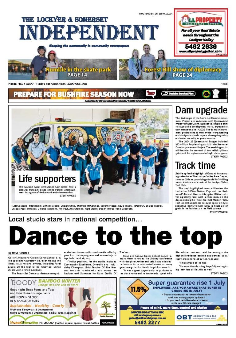 The Lockyer and Somerset Independent – 26th June 2024