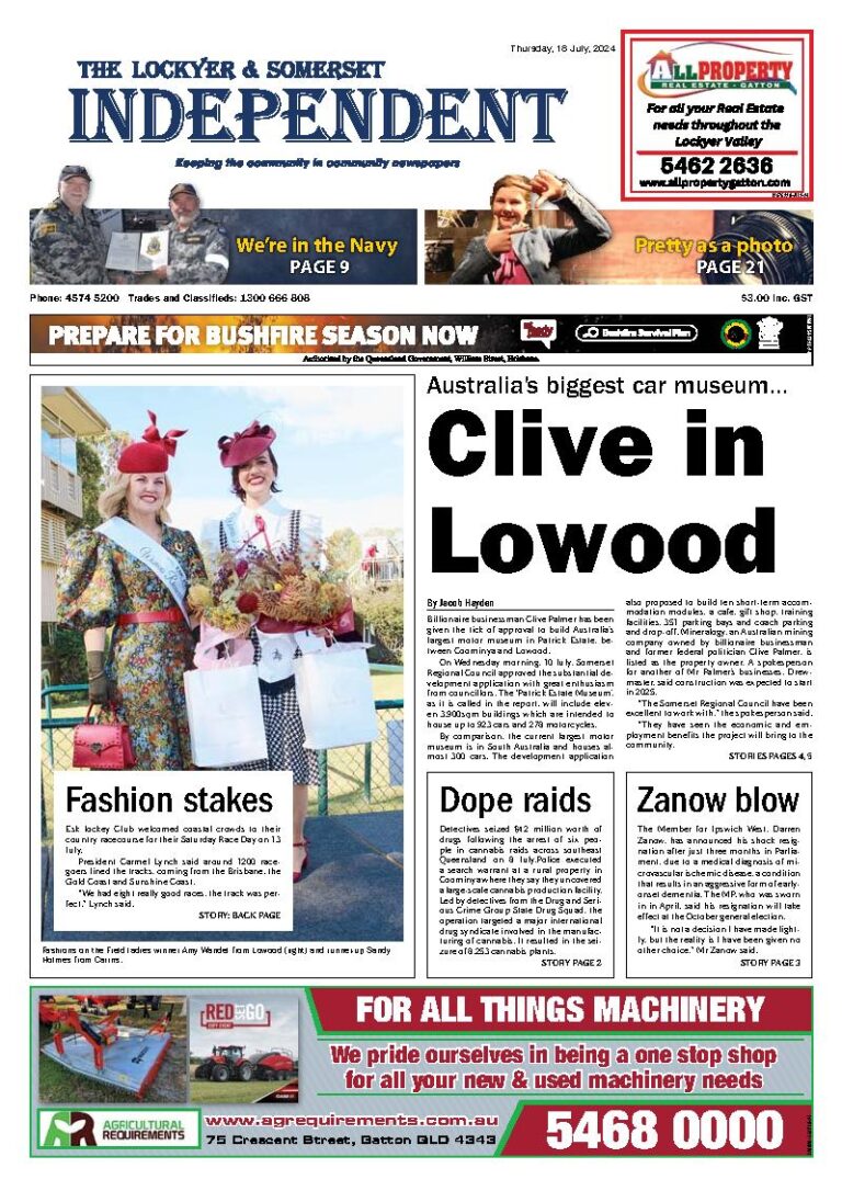 The Lockyer and Somerset Independent – 18th July 2024