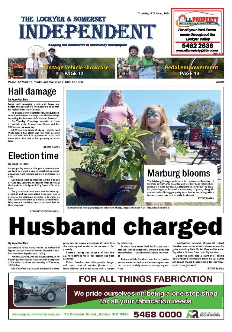The Lockyer and Somerset Independent – 17th October 2024