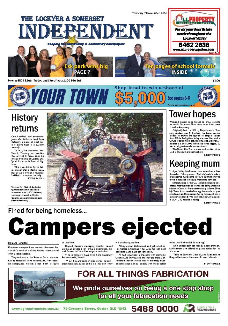 The Lockyer and Somerset Independent – 21st November 2024