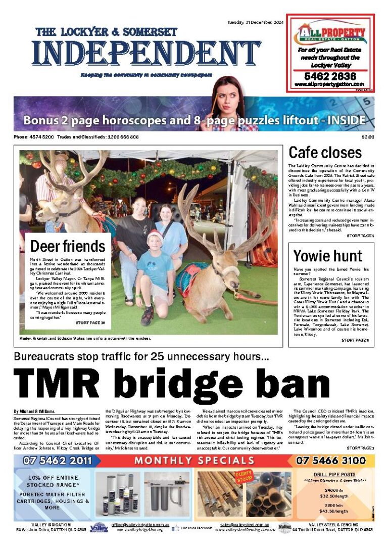 The Lockyer and Somerset Independent – 2nd January 2025
