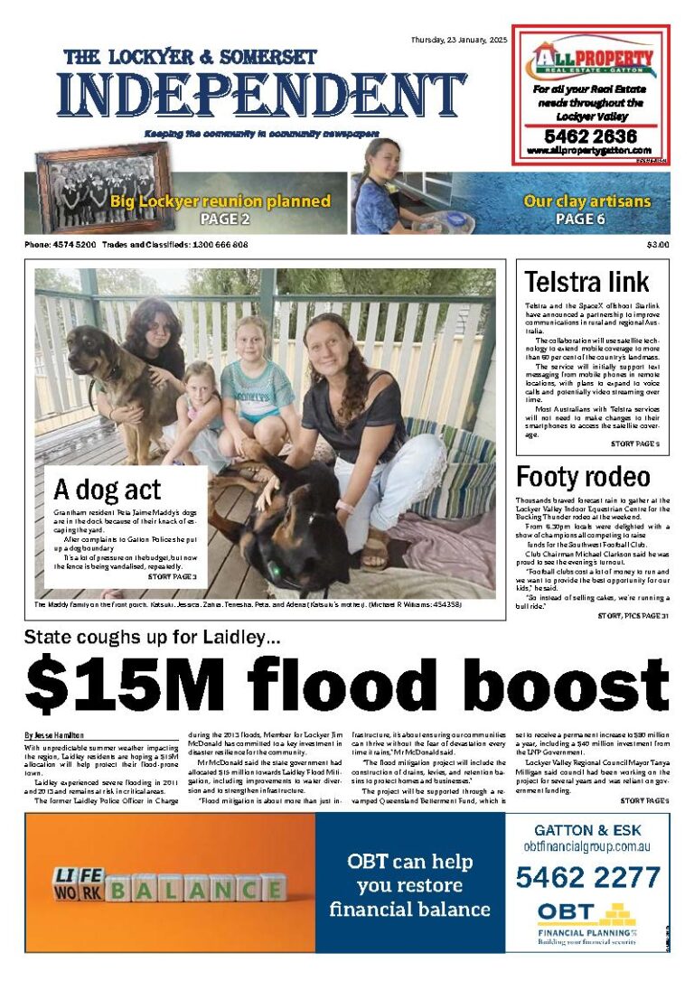 The Lockyer and Somerset Independent – 23rd January 2025