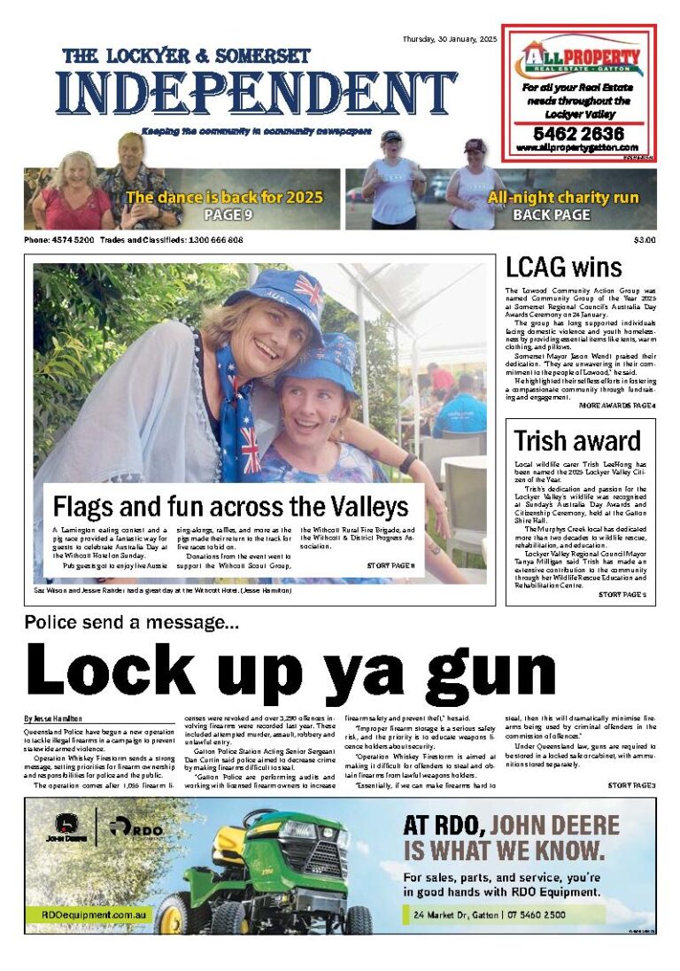 The Lockyer and Somerset Independent – 30th January 2025