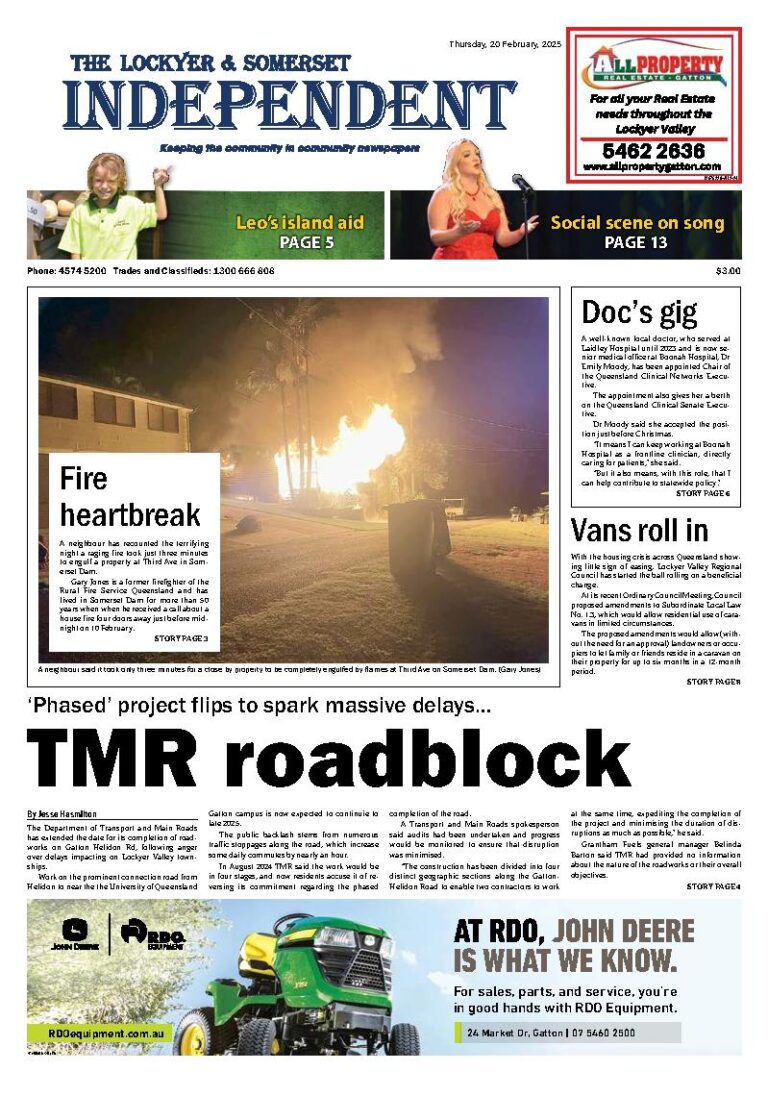 The Lockyer and Somerset Independent – 20th February 2025