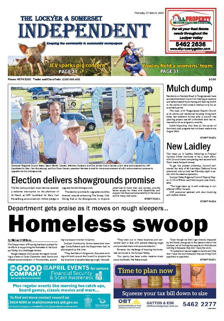 The Lockyer and Somerset Independent – 27th March 2025