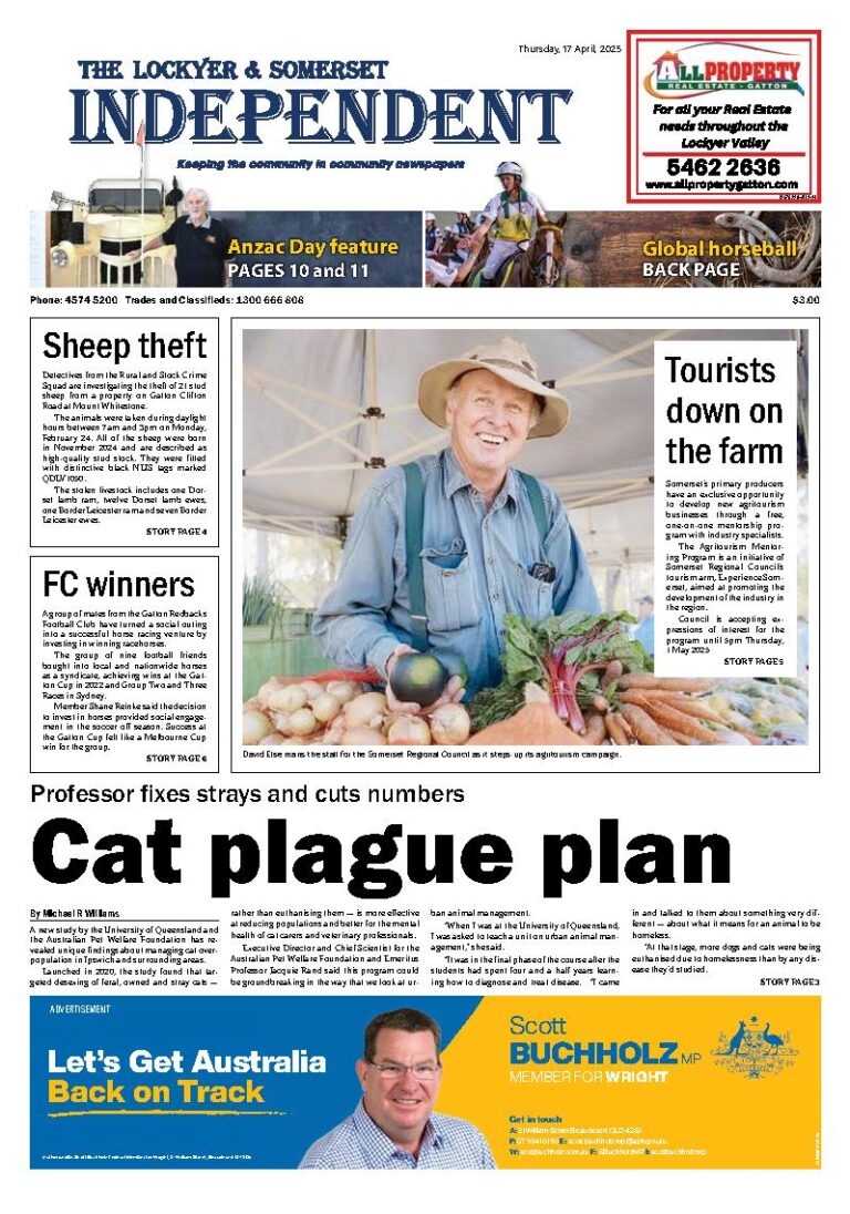 The Lockyer and Somerset Independent – 17th April 2025