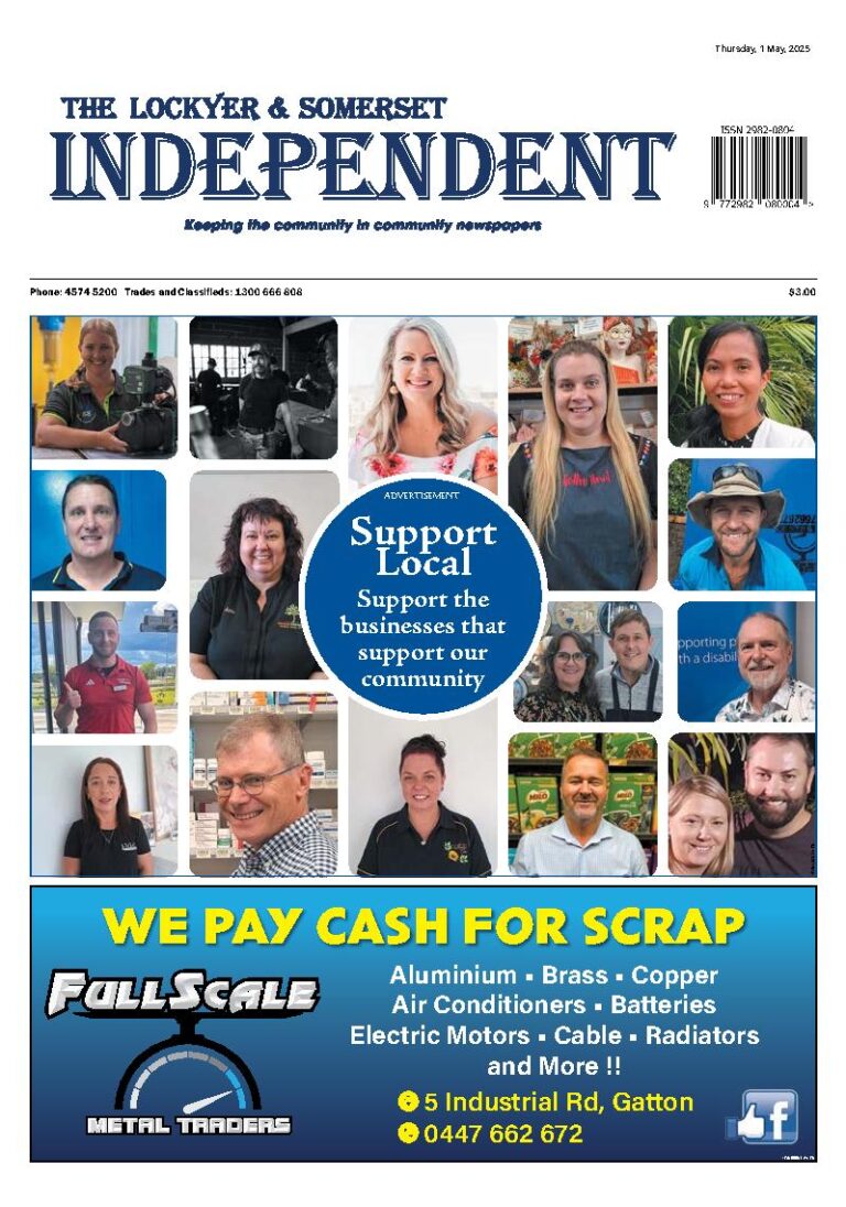 The Lockyer and Somerset Independent – 1st May 2025