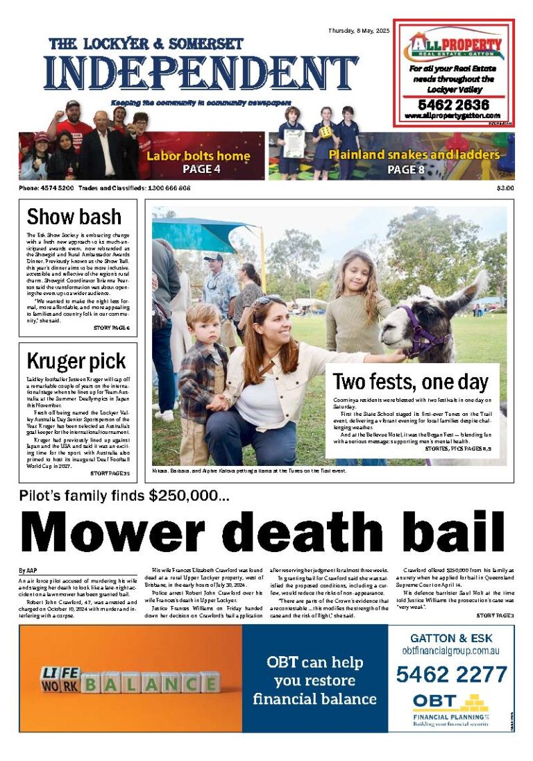 The Lockyer and Somerset Independent – 8th May 2025