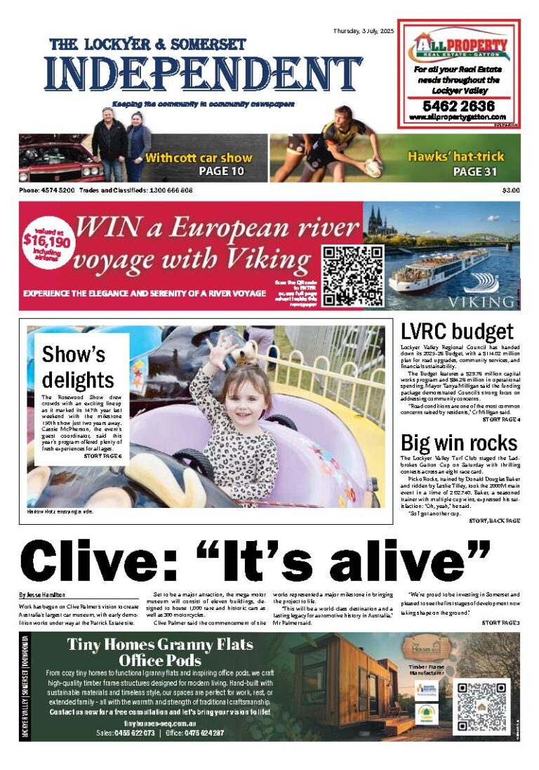 The Lockyer and Somerset Independent – 3rd July 2025