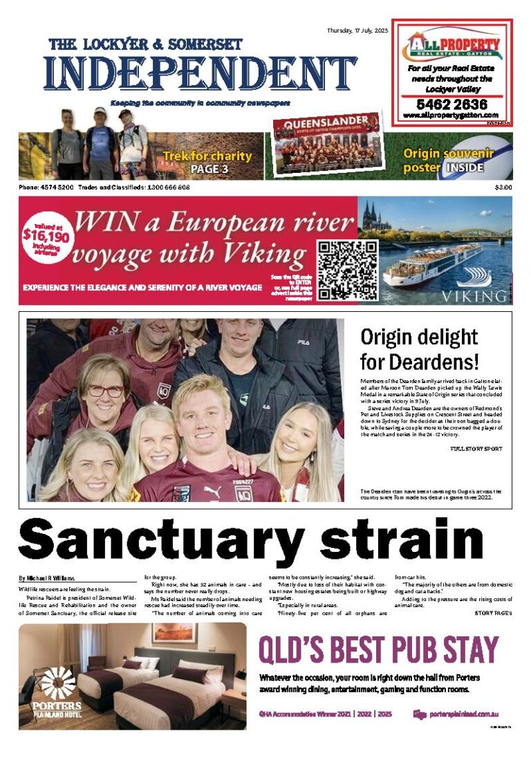 The Lockyer and Somerset Independent – 17th July 2025