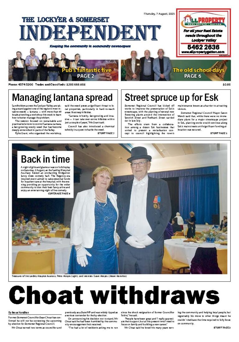 The Lockyer and Somerset Independent – 7th August 2025