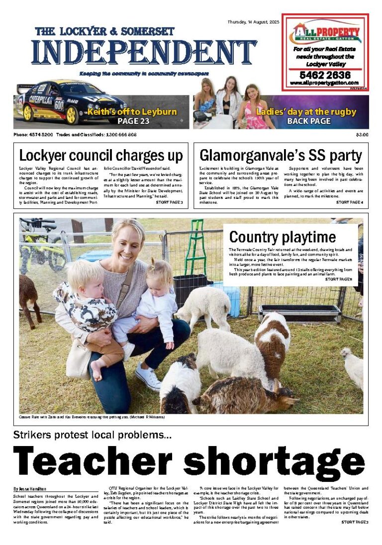The Lockyer and Somerset Independent – 14th August 2025