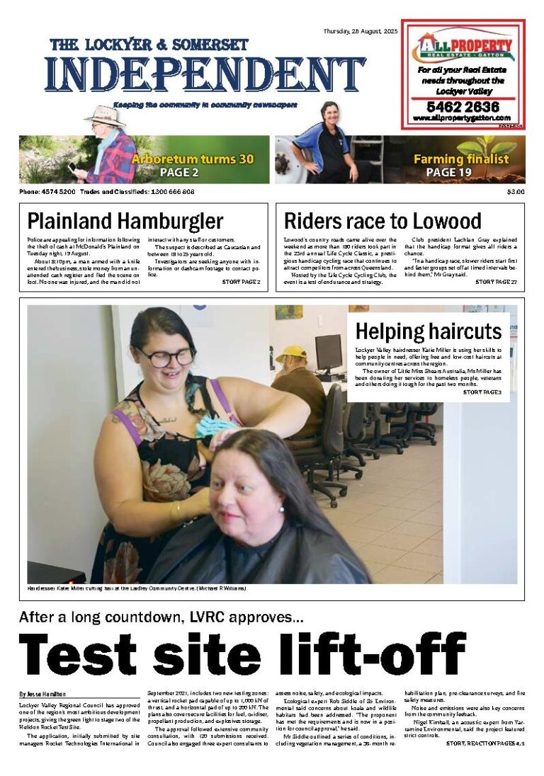 The Lockyer and Somerset Independent – 28th August 2025