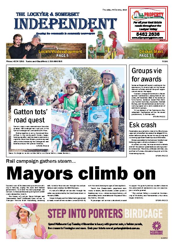 The Lockyer and Somerset Independent – 16th October 2025