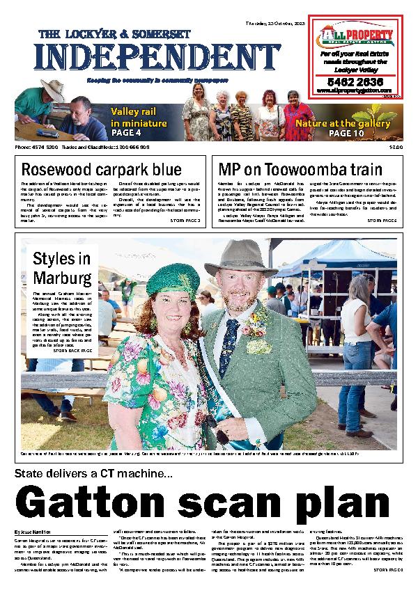 The Lockyer and Somerset Independent – 23rd October 2025