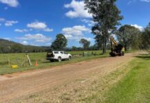 Kipper Creek road works