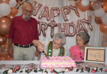 Marie Kirkby celebrates 105th Birthday